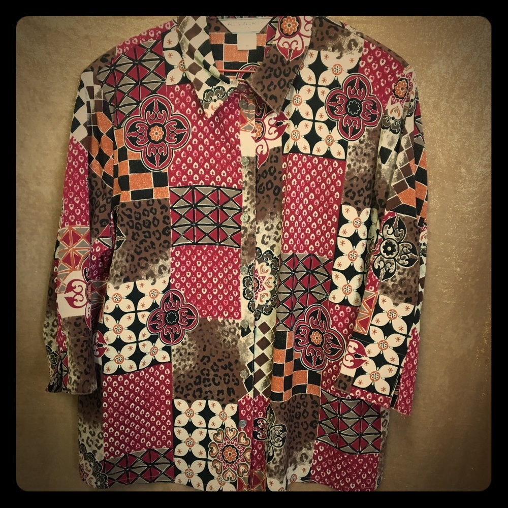 Unique Multi Color Blouse.